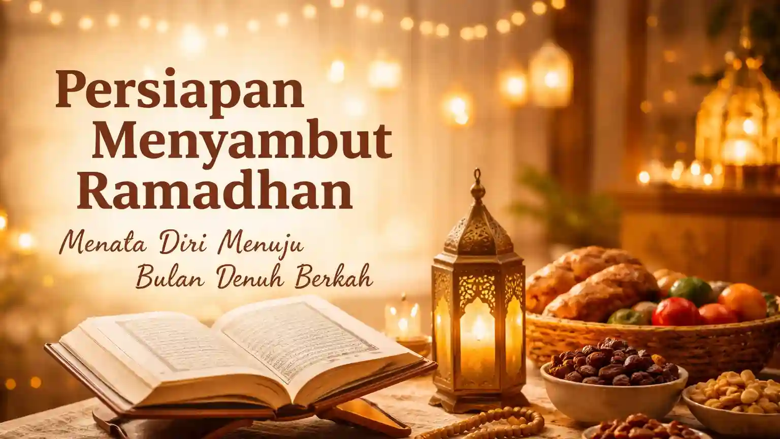 Persiapan menyambut Ramadhan